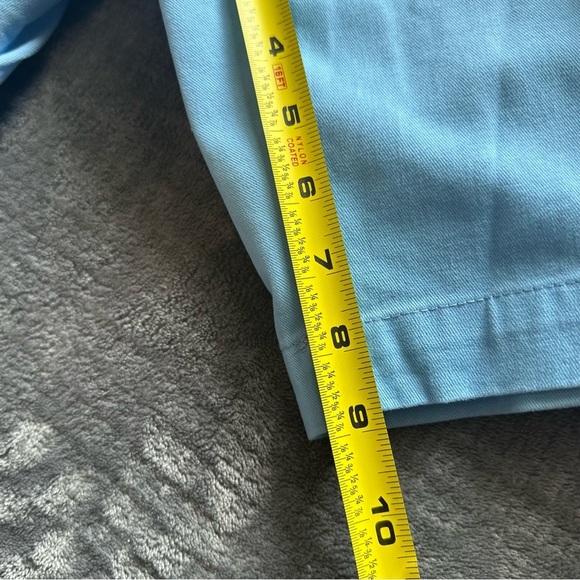 Mens Blue Chaps Shorts With Pockets Size 34 - Picture 4 of 6